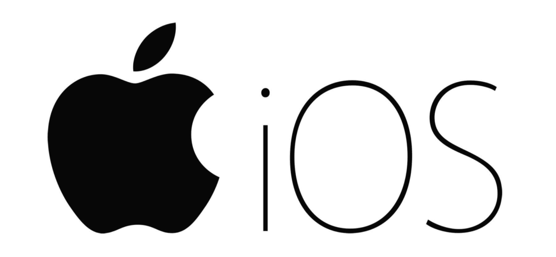 Hier sieht man das iOS-Logo