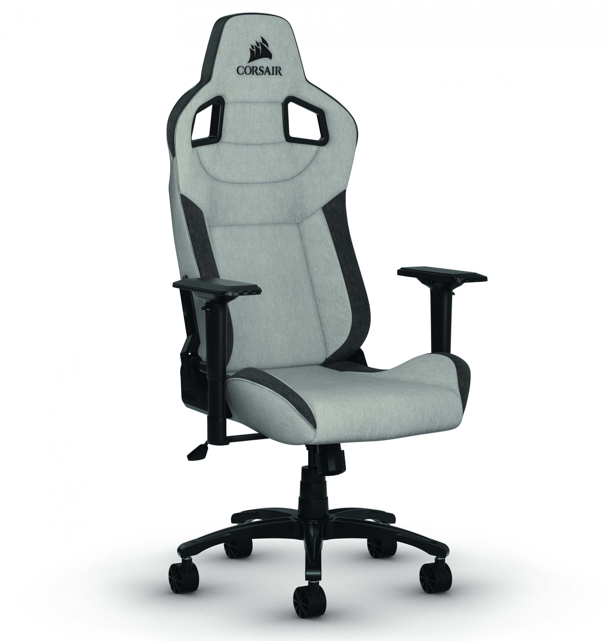 Gaming-Stuhl: Corsair-Stuhl mit Stoffbezug