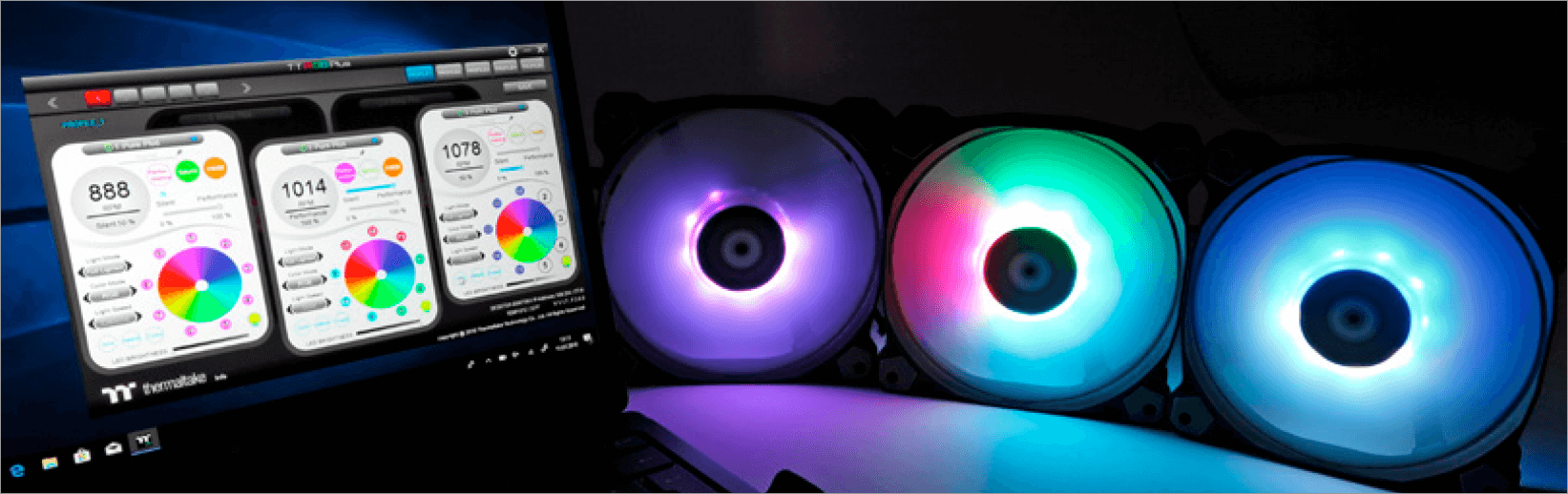 PC-Lüfter mit RGB-Beleuchtung