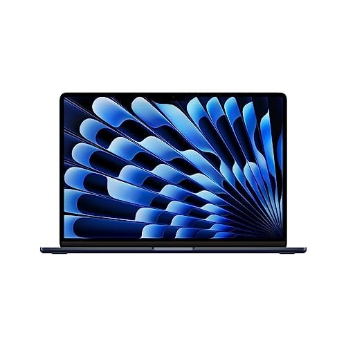 Apple 2023 MacBook Air Laptop mit M2 Chip: 15,3" Liquid Retina Display, 8GB RAM, 256 GB SSD Speicher, beleuchtete Tastatur, 1080p FaceTime HD Kamera. Funktioniert mit iPhone/iPad, Mitternachtsblau-1