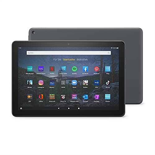 Fire HD 10 Plus-Tablet | 25,6 cm (10,1 Zoll) großes Full-HD-Display (1080p), 32 GB, Schiefergrau – mit Werbung-1