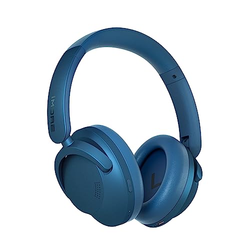 1MORE SonoFlow Noise Cancelling Kopfhörer, Bluetooth Kopfhörer mit Aktiver Geräuschunterdrückung, 70 Stunden Wiedergabe, LDAC Hi-Res Wireless Audio, Over Ear Headset, Klare Anrufe (Blau)-1