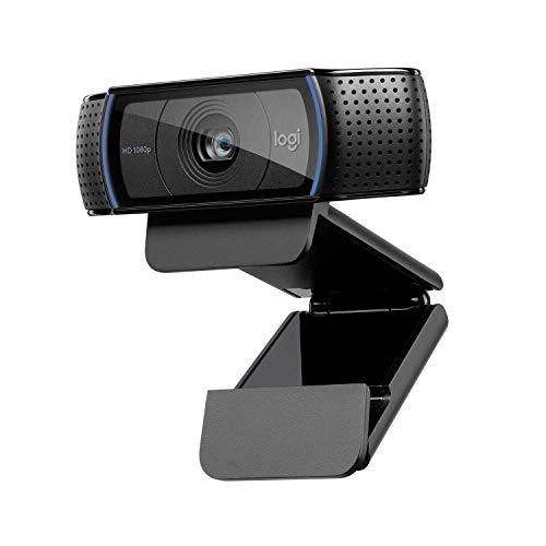 Logitech C920 HD PRO Webcam, Full-HD 1080p, 78° Sichtfeld, Autofokus, Klarer Stereo-Sound, Belichtungskorrektur, USB-Anschluss, Für Skype, FaceTime, Hangouts, etc., PC/Mac/ChromeOS/Android - Schwarz-1